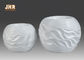 Forma bianca lucida della palla dei vasi della Tabella del centro della vetroresina del profilo ondulato
