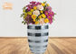 Peso leggero di forma della tromba dei vasi da fiori della vetroresina della resina