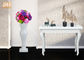 Vasi bianchi della Tabella del centro di nozze degli articoli da arredamento di Homewares dei vasi del pavimento della vetroresina
