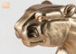 Decorazione dell'interno delle figurine animali di Polyresin della stagnola di oro