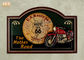Segni di legno del pub della decorazione della parete del motociclo della resina delle placche della parete dell'oggetto d'antiquariato domestico della decorazione