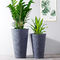 Grande colore di Gray dei vasi della pianta dell'argilla di argilla dei vasi da fiori degli articoli da arredamento all'aperto di Homewares