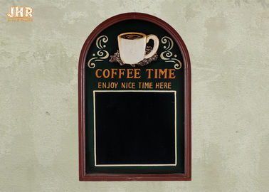 Segno incorniciato di legno decorativo della parete di tempo del caffè delle lavagne di attaccatura di parete