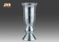Vaso d'argento del pavimento degli articoli da arredamento di Homewares del vaso della Tabella di vetro di mosaico per il salone