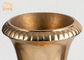 Uso dell'interno dei piccoli della Tabella dei vasi della vetroresina dei vasi da fiori di oro della foglia vasi della pianta
