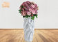Vasi da fiori della vetroresina del profilo ondulato/vasi creativi del pavimento leggeri