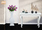 Vasi bianchi lucidi decorativi del pavimento dei vasi della Tabella del centro della vetroresina