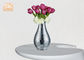 Vetro di mosaico d'argento della vetroresina di fiore del vaso della Tabella del vaso dei vasi di lusso moderni della pianta