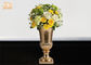 Uso dell'interno dei piccoli della Tabella dei vasi della vetroresina dei vasi da fiori di oro della foglia vasi della pianta